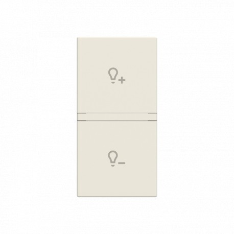 Niessen 2CLA210946N1201 Tecla doble int/puls. dimmer 1M BB